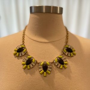 J. Crew Chucky Bib Rhinestone Statement Necklace